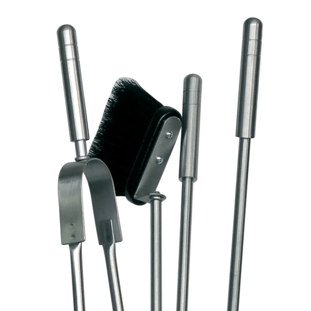 Viadurini Fire Design Kaminbesteck-Kaminbesteckhalter mit 4 Werkzeugen im Lieferumfang enthalten, hergestellt in Italien – Merlo