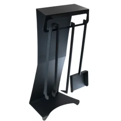 Viadurini Fire Design Kaminbesteck-Kaminzubehör aus lackiertem Stahl Made in Italy 3 Stück - Virgil