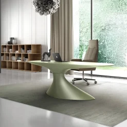 Viadurini Living Design Schreibtische-Karim Rashid Schreibtisch aus Harz - Smania