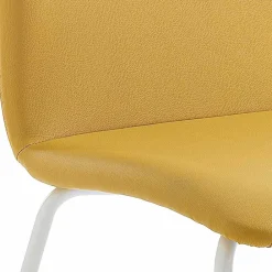 Viadurini Living Moderne Stühle-Küchen- oder Wohnzimmerstuhl im Design aus farbigem Kunstleder und Metall – Hermine