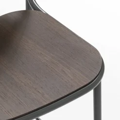 Viadurini Living Küchenhocker-Küchenhocker aus Eichenholz und Metall Made in Italy 2 Stück - Saffia