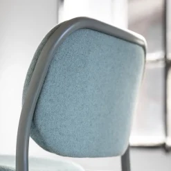 Viadurini Living Küchenhocker-Küchenhocker aus Stoff und Metall Made in Italy 2 Stück - Sangria