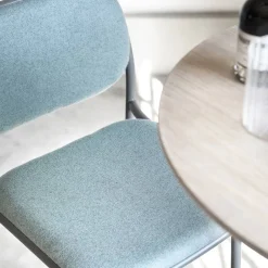 Viadurini Living Küchenhocker-Küchenhocker aus Stoff und Metall Made in Italy 2 Stück - Sangria