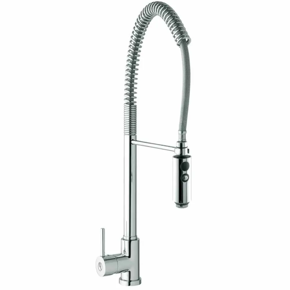 Viadurini Taps Küchenarmaturen-Küchenmixer aus Messing mit Handbrause Made in Italy - Kalimo