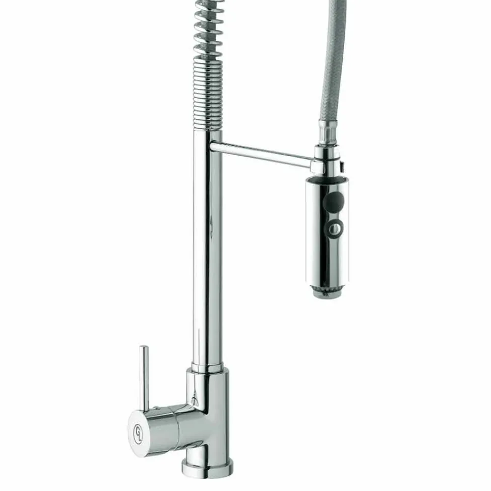 Viadurini Taps Küchenarmaturen-Küchenmixer aus Messing mit Handbrause Made in Italy - Kalimo