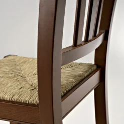 Viadurini Living Klassische Stühle-Küchenstuhl aus Buchenholz und Stroh Italienisches klassisches Design - Hegel