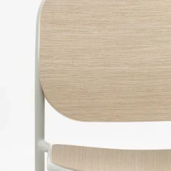 Viadurini Living Moderne Stühle-Küchenstuhl aus Holz und lackiertem Metall Made in Italy 2 Stück - Saffia