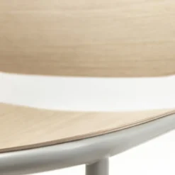 Viadurini Living Moderne Stühle-Küchenstuhl aus Holz und lackiertem Metall Made in Italy 2 Stück - Saffia