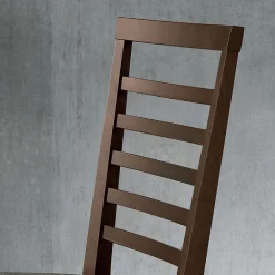 Viadurini Living Klassische Stühle-Küchenstuhl aus Holz und Sitz aus italienischem Designstoff - Jeanine