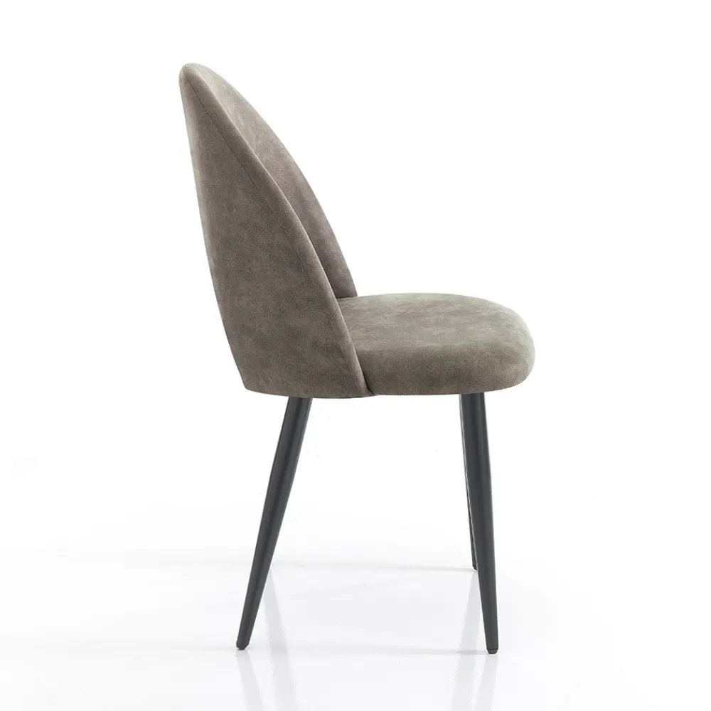 Viadurini Living Moderne Stühle-Küchenstuhl aus Kunstleder in gealterter Optik 4 Stück - Renetta