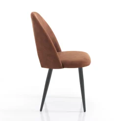 Viadurini Living Moderne Stühle-Küchenstuhl aus Kunstleder in gealterter Optik 4 Stück - Renetta