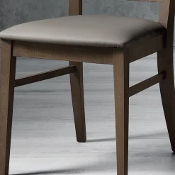 Viadurini Living Klassische Stühle-Küchenstuhl aus massivem Buchenholz und Kunstleder italienisches Design - Rosita