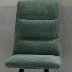 Viadurini Living Moderne Stühle-Küchenstuhl aus Stoff mit lackierter Metallstruktur 2 Stück - Rodrigo