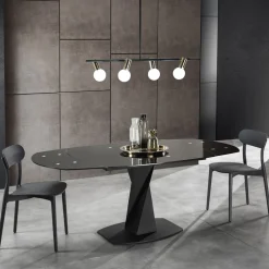 Viadurini Living Moderne Stühle-Küchenstuhl aus weißem oder mattgrauem Polypropylen 4 Stück - Milan