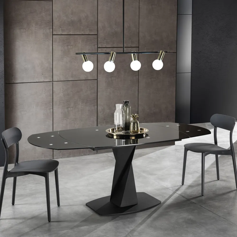 Viadurini Living Moderne Stühle-Küchenstuhl aus weißem oder mattgrauem Polypropylen 4 Stück - Milan