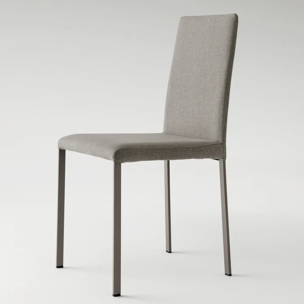 Viadurini Living Moderne Stühle-Küchenstuhl gepolstert in Stoff Made in Italy, 2 Stück - Mawi