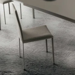 Viadurini Living Moderne Stühle-Küchenstuhl gepolstert in Stoff Made in Italy, 2 Stück - Mawi