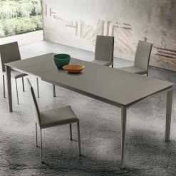 Viadurini Living Moderne Stühle-Küchenstuhl gepolstert in Stoff Made in Italy, 2 Stück - Mawi