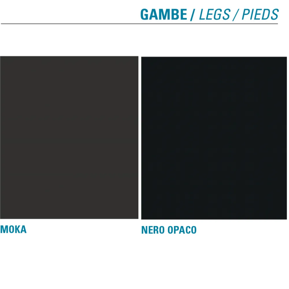 Viadurini Living Moderne Stühle-Küchenstuhl gepolstert mit Mikrofaser Made in Italy, 2 Stück - Rebecca