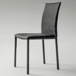 Viadurini Living Moderne Stühle-Küchenstuhl Komplett mit Ecoleather bezogen Made in Italy, 2 Stück - Maria