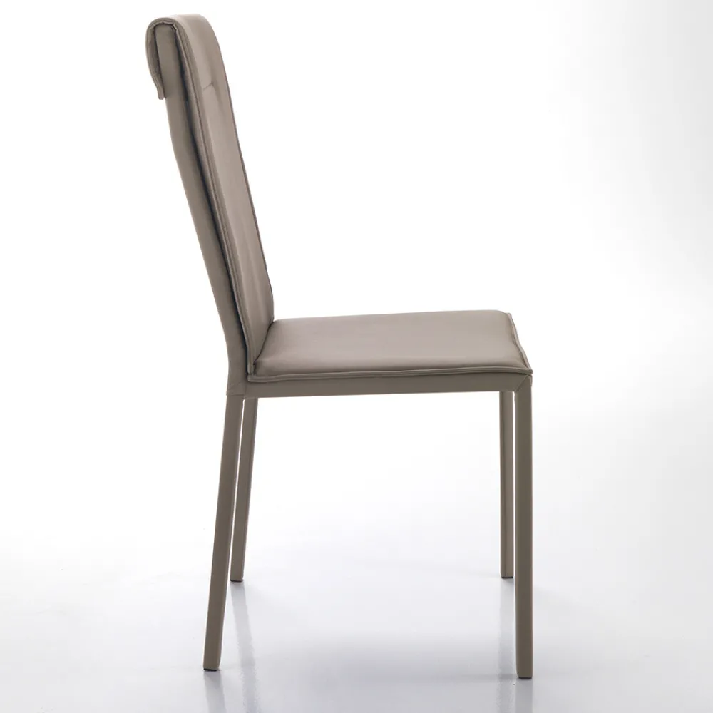 Viadurini Living Moderne Stühle-Küchenstuhl komplett mit 2-teiligem Kunstleder bezogen - Atenea