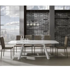 Viadurini Living Moderne Stühle-Küchenstuhl komplett mit 2-teiligem Kunstleder bezogen - Atenea