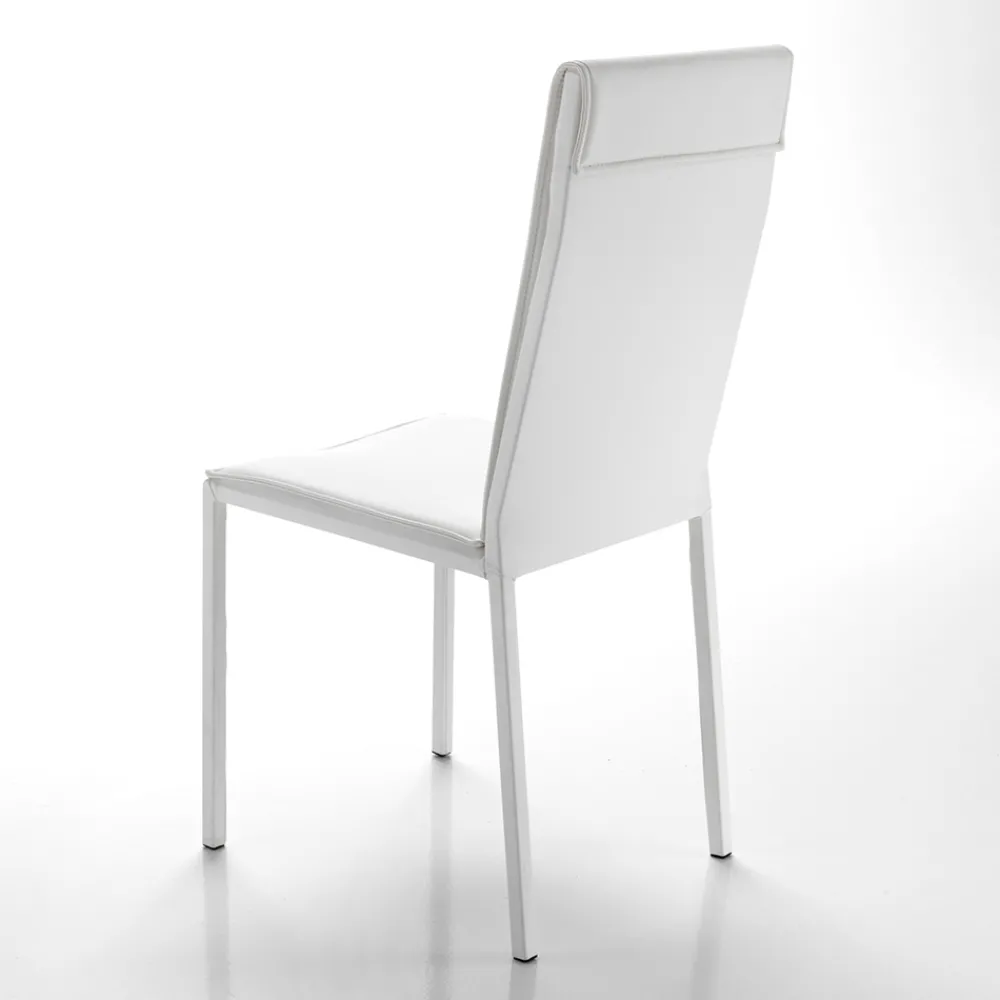 Viadurini Living Moderne Stühle-Küchenstuhl komplett mit 2-teiligem Kunstleder bezogen - Atenea