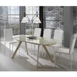 Viadurini Living Moderne Stühle-Küchenstuhl komplett mit 2-teiligem Kunstleder bezogen - Atenea