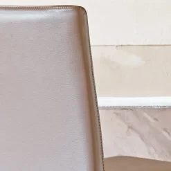 Viadurini Living Design Stühle-Küchenstuhl mit Lederbezug und Eschenstruktur, hergestellt in Italien – Sunny