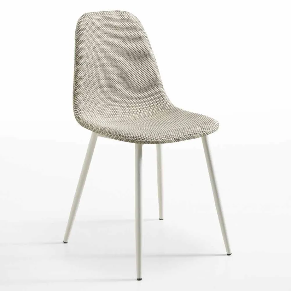 Viadurini Living Moderne Stühle-Küchenstuhl mit modernem Design aus Similrattan 4 Stück - Cassidy