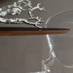 Viadurini Living Esstisch Oval|Esstische-Küchentisch aus Fenix und lackiertem synthetischem Marmor Made in Italy -Brontolo