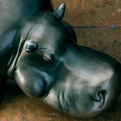 Viadurini Living Deko Artikel Und Wohnaccessoires-Keramik Ornamente in Nilpferdform, Made in Italy - Savage