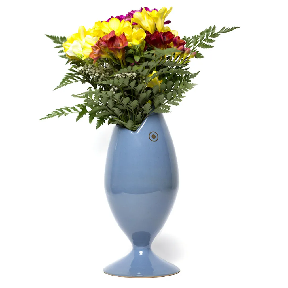 Viadurini in the Garden Deko Vasen-Keramik-Blumenvase, handgefertigt in Italien – Thunfisch