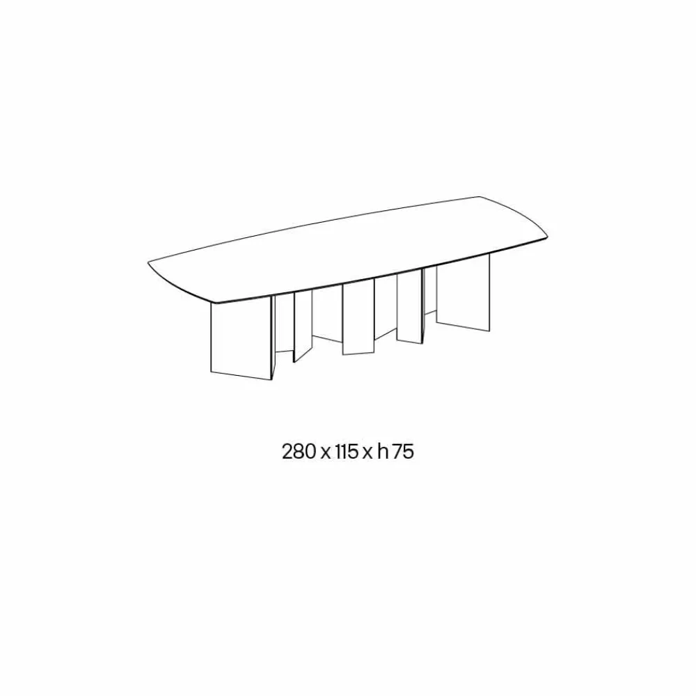 Viadurini Living Esstische Nach Mass|Esstische-Keramik-Esstisch und extraleichter Glassockel Made in Italy - Zufällig
