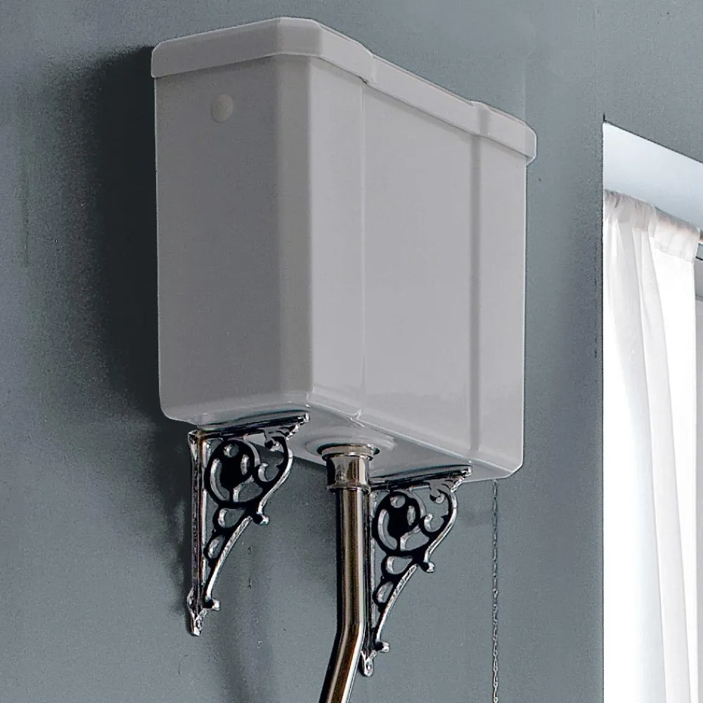 Viadurini Bathroom Wc-Keramische Bodenvase mit Kassette Made in Italy - Marwa