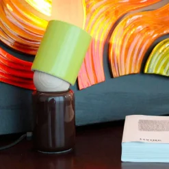 Viadurini Lighting Moderne Tischlampen-Keramische Tischlampe im modernen Design, hergestellt in Italien, Asien