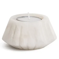 Viadurini Decor Kerzenständer-Kerzenhalter aus satiniertem Marmor Verschiedene Design-Finishes 2 Stück - Cirotto