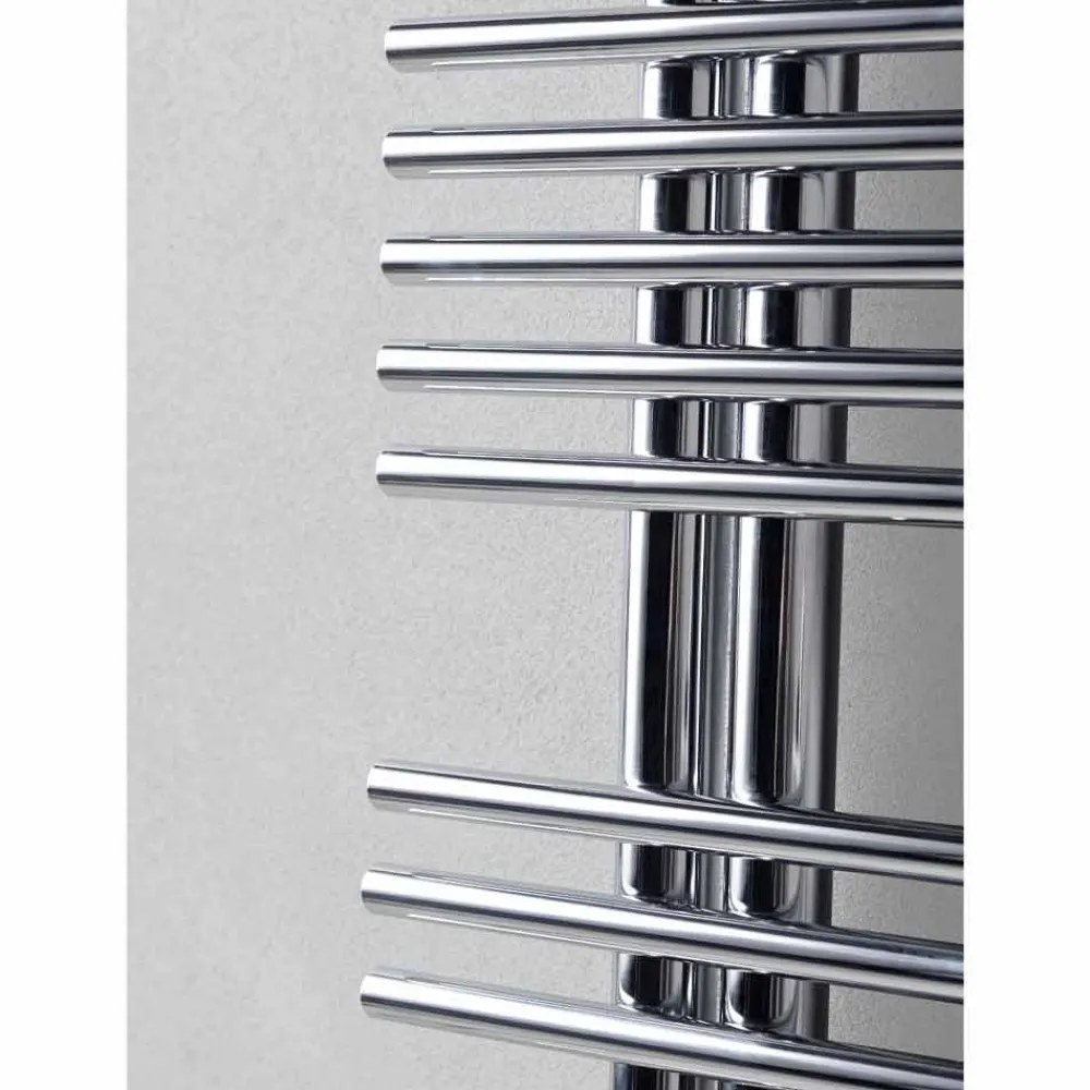 Viadurini Radiators Handtuchheizkörper Wasser-Kühler Chrom Handtuchwärmer in Stahl Hydraulic Design 483 W - Pavone