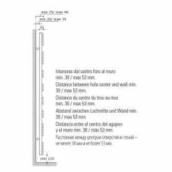 Viadurini Radiators Handtuchheizkörper Wasser-Kühler Chrom Handtuchwärmer in Stahl Hydraulic Design 483 W - Pavone