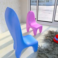 Viadurini Design Design Stühle-Kinderstuhl im 2er Set Loriblanche Made in Italy