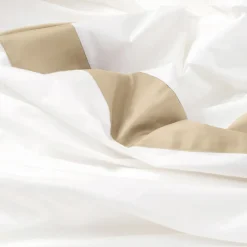 Viadurini Textile Bettlaken-Kingsize-Bettset aus 100 % Baumwolle und 10 % Baumwollsatin – Detail