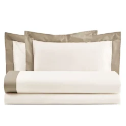 Viadurini Textile Bettlaken-Kingsize-Bettset aus 100 % Baumwolle und 10 % Baumwollsatin – Detail
