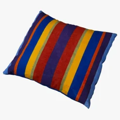 Viadurini by Marchi 1633 Sofakissen-Kissen der italienischen Kunst in Hanf gemalt und handgenäht Unikat