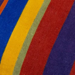 Viadurini by Marchi 1633 Sofakissen-Kissen der italienischen Kunst in Hanf gemalt und handgenäht Unikat