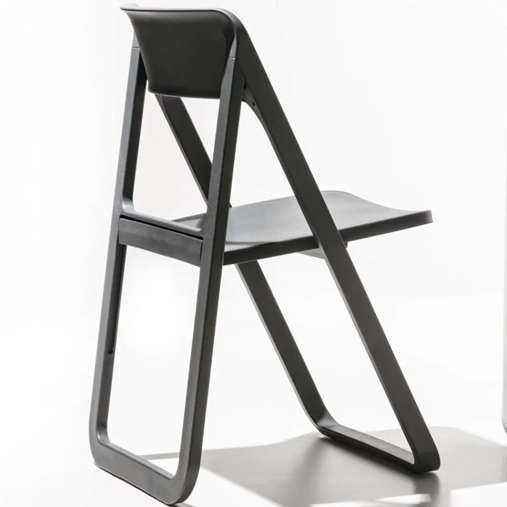 Viadurini Living Moderne Stühle-Klappbarer Esszimmerstuhl aus farbigem Polypropylen, 4 Stück – Eliana