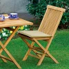 Viadurini in the Garden Gartenstühle Holz-Klappbarer Gartenstuhl aus Teakholz - Hell