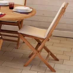 Viadurini in the Garden Gartenstühle Holz-Klappbarer Gartenstuhl aus Teakholz - Hell