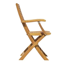 Viadurini in the Garden Gartenstühle Holz-Klappbarer Gartenstuhl aus Akazienholz mit optionalen Armlehnen - Fontana
