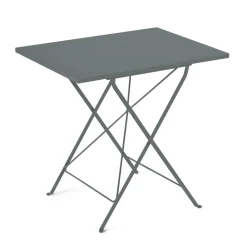 Viadurini in the Garden Gartentische Fest-Klappbarer Gartentisch aus verzinktem Stahl Made in Italy - Akila