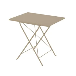 Viadurini in the Garden Gartentische Fest-Klappbarer Gartentisch aus verzinktem Stahl Made in Italy - Akila